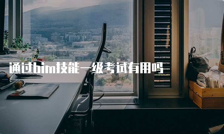 通过bim技能一级考试有用吗