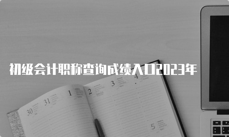 初级会计职称查询成绩入口2023年