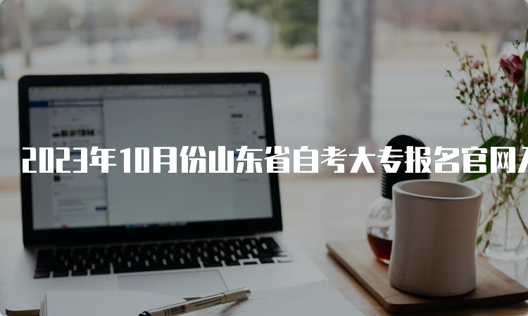 2023年10月份山东省自考大专报名官网入口