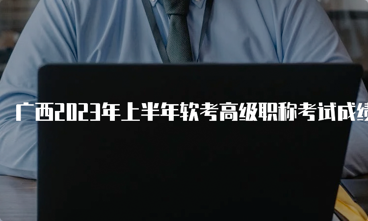 广西2023年上半年软考高级职称考试成绩查询时间及入口