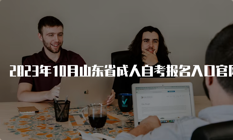 2023年10月山东省成人自考报名入口官网：山东省教育考试院