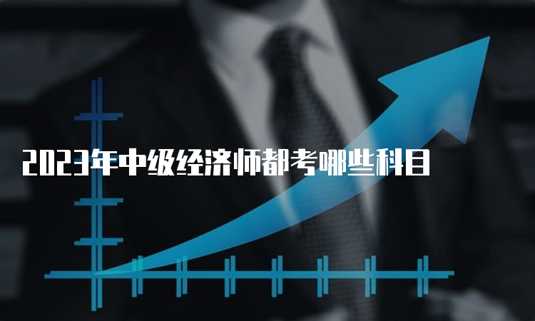 2023年中级经济师都考哪些科目