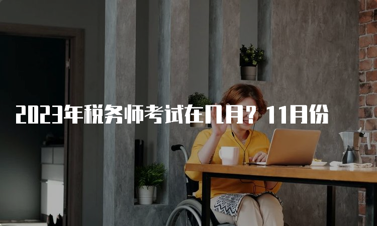 2023年税务师考试在几月？11月份