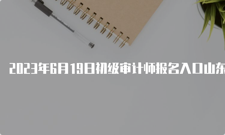 2023年6月19日初级审计师报名入口山东、湖北、安徽、辽宁、吉林、宁夏、贵州关闭