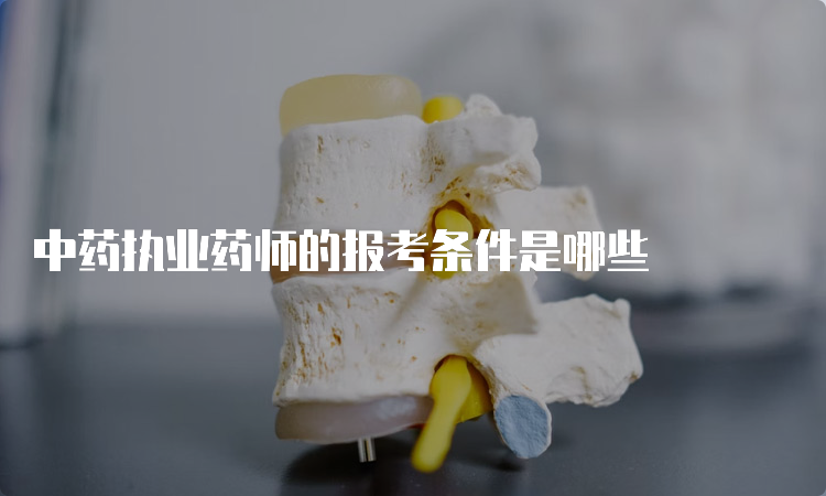 中药执业药师的报考条件是哪些