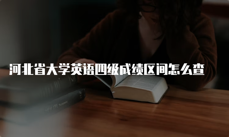 河北省大学英语四级成绩区间怎么查