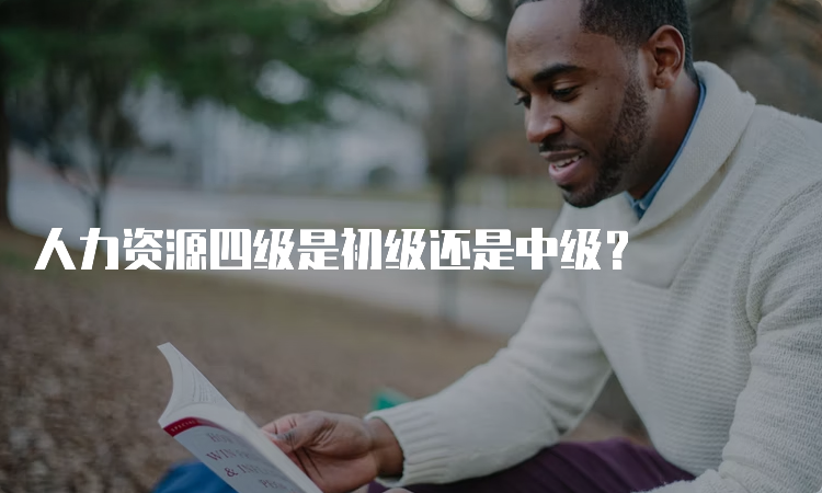 人力资源四级是初级还是中级？