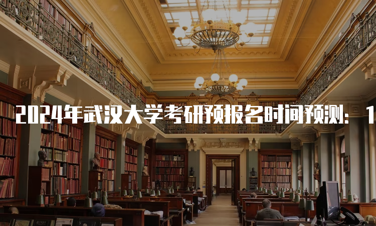 2024年武汉大学考研预报名时间预测：10月5日至25日