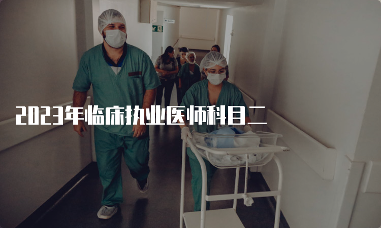 2023年临床执业医师科目二