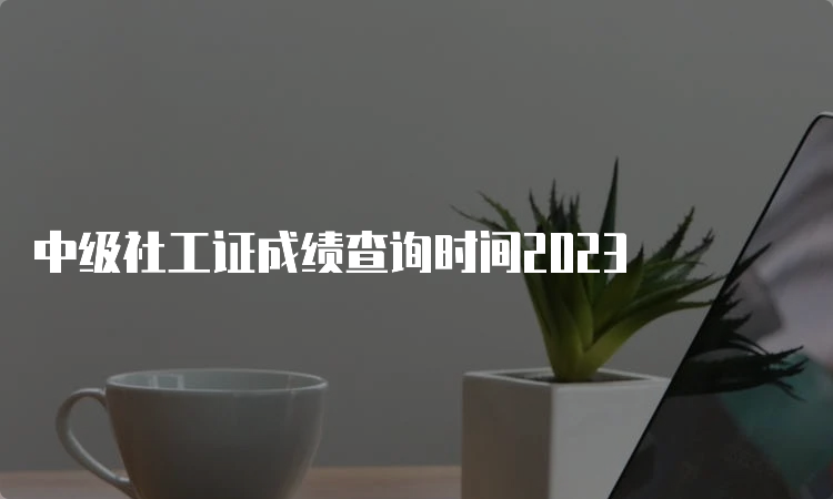 中级社工证成绩查询时间2023