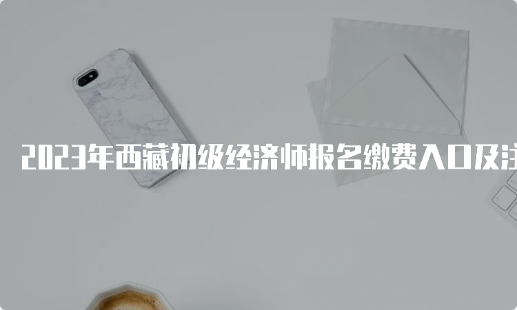 2023年西藏初级经济师报名缴费入口及注意事项