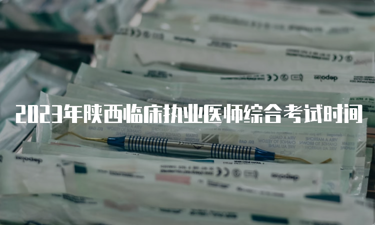 2023年陕西临床执业医师综合考试时间