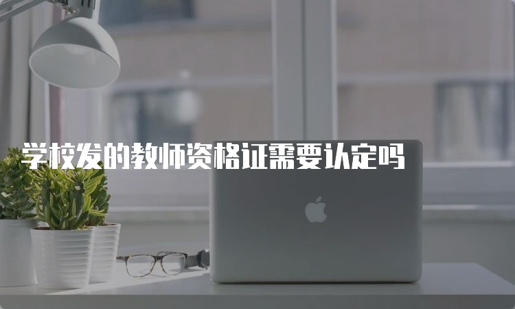 学校发的教师资格证需要认定吗