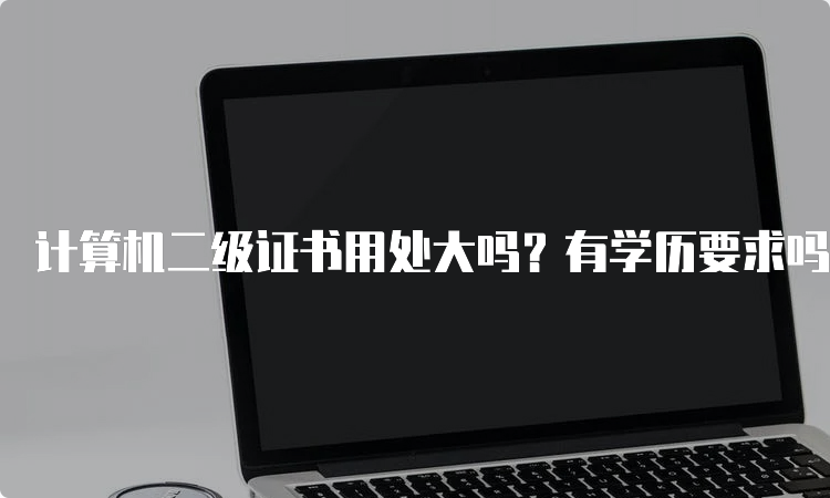 计算机二级证书用处大吗？有学历要求吗？