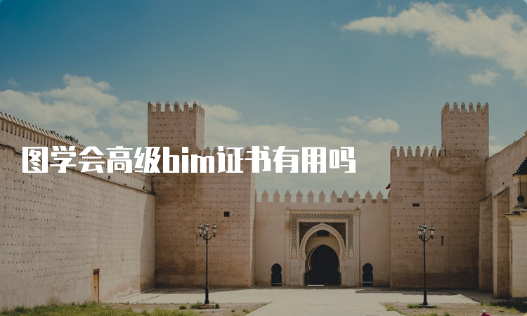 图学会高级bim证书有用吗