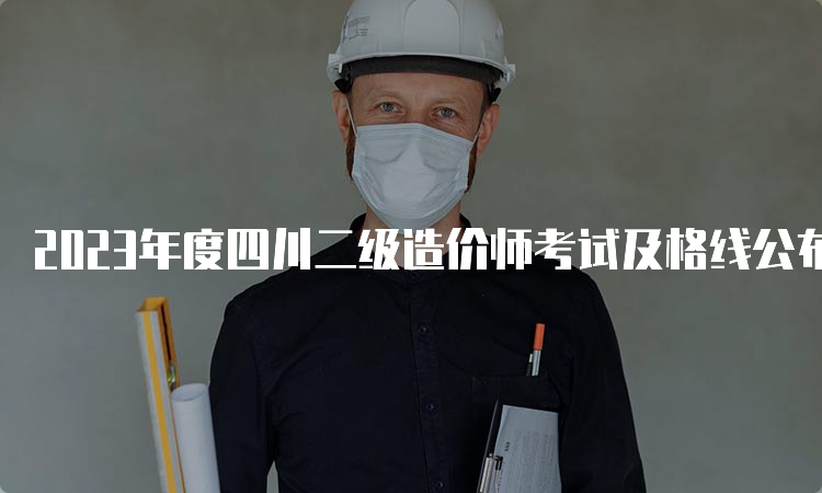 2023年度四川二级造价师考试及格线公布