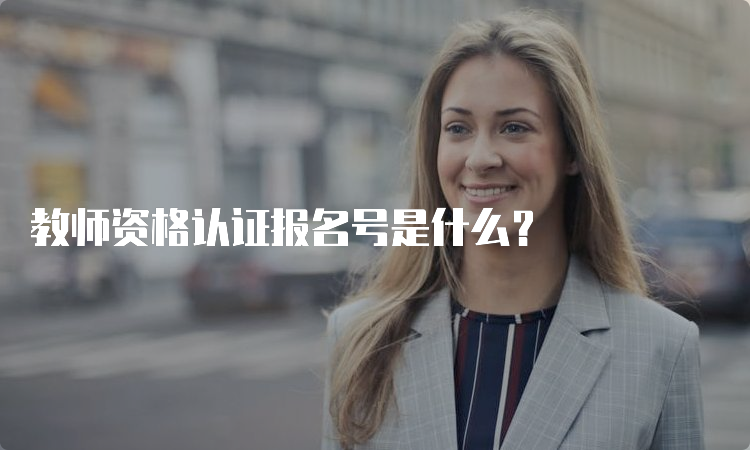 教师资格认证报名号是什么？