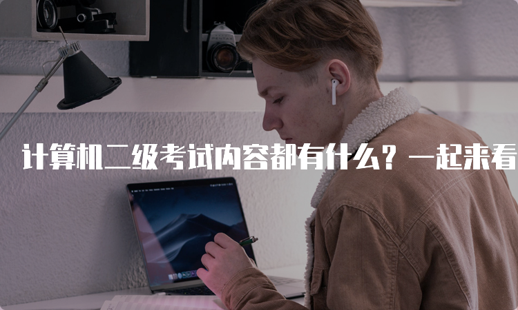 计算机二级考试内容都有什么？一起来看