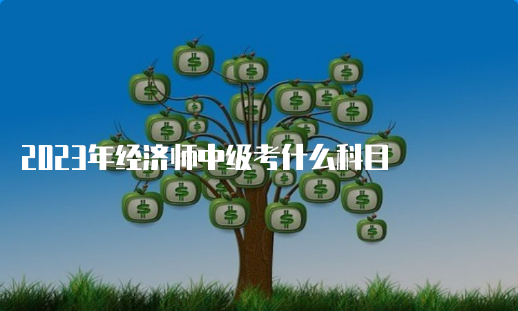 2023年经济师中级考什么科目