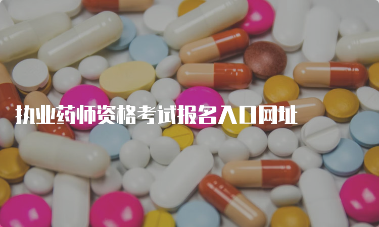 执业药师资格考试报名入口网址