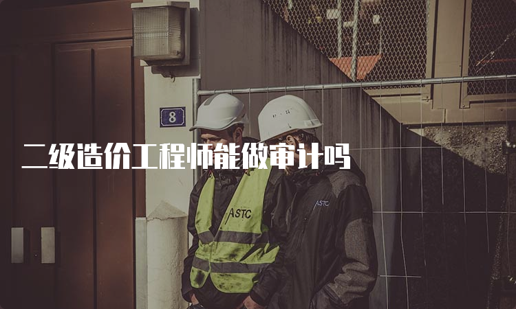 二级造价工程师能做审计吗