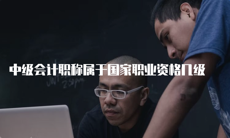 中级会计职称属于国家职业资格几级