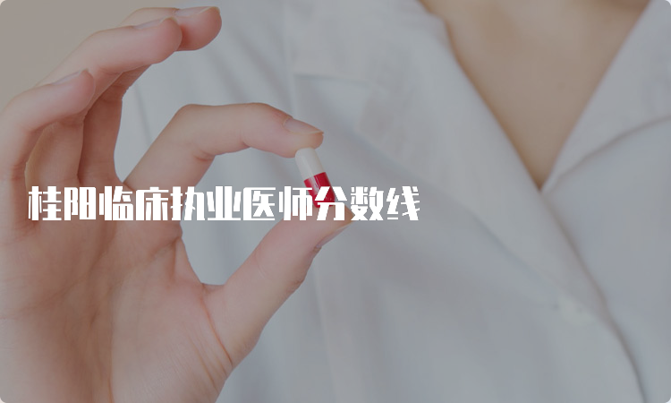 桂阳临床执业医师分数线