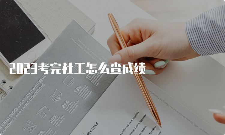 2023考完社工怎么查成绩