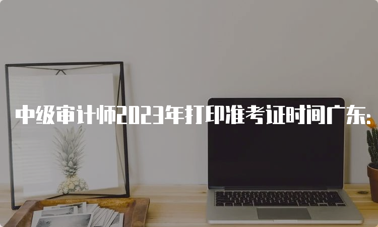 中级审计师2023年打印准考证时间广东：9月19日9:00-9月22日17:00