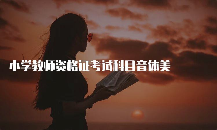 小学教师资格证考试科目音体美