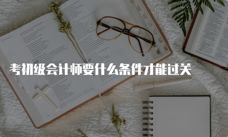 考初级会计师要什么条件才能过关