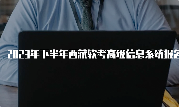 2023年下半年西藏软考高级信息系统报名时间为9月5日至20日