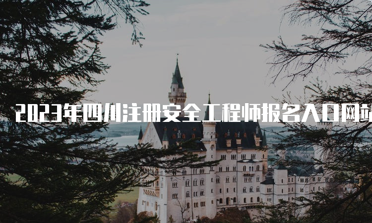 2023年四川注册安全工程师报名入口网站8月30日即将关闭