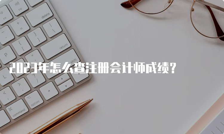 2023年怎么查注册会计师成绩？