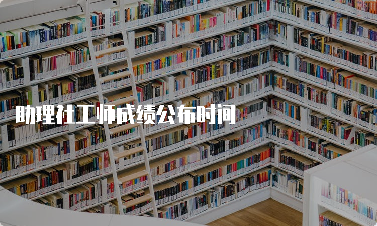 助理社工师成绩公布时间