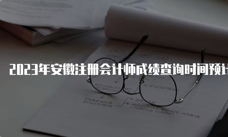 2023年安徽注册会计师成绩查询时间预计在11月下旬