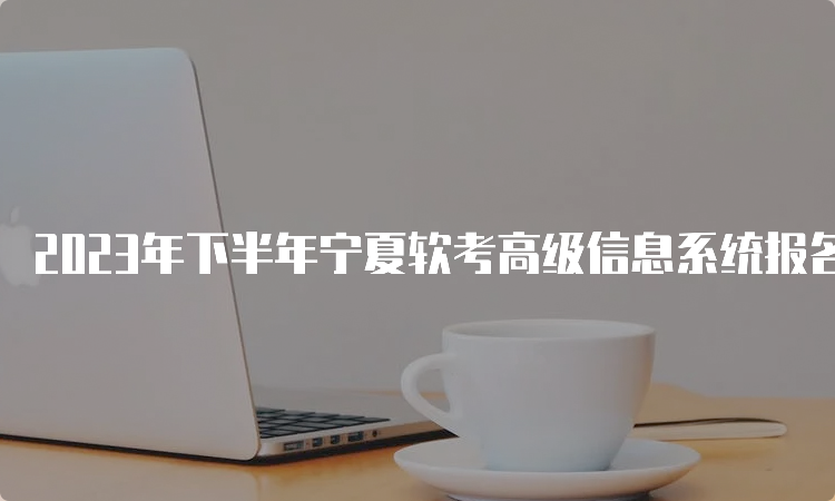 2023年下半年宁夏软考高级信息系统报名时间：9月7日-19日