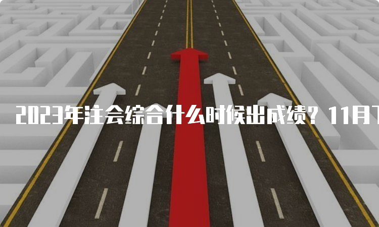 2023年注会综合什么时候出成绩？11月下旬