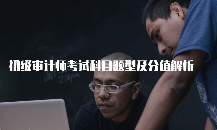 初级审计师考试科目题型及分值解析