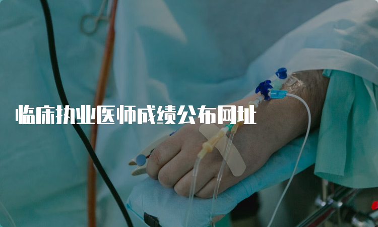 临床执业医师成绩公布网址