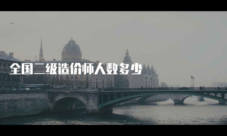 全国二级造价师人数多少