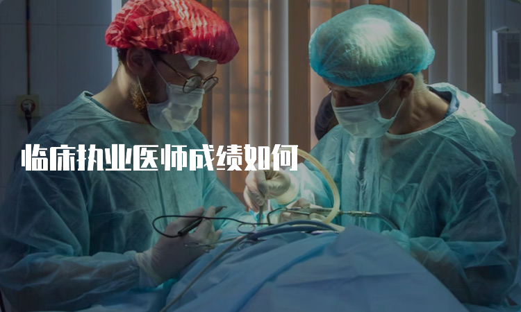 临床执业医师成绩如何