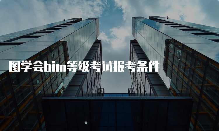 图学会bim等级考试报考条件