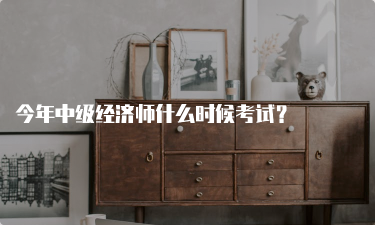 今年中级经济师什么时候考试？