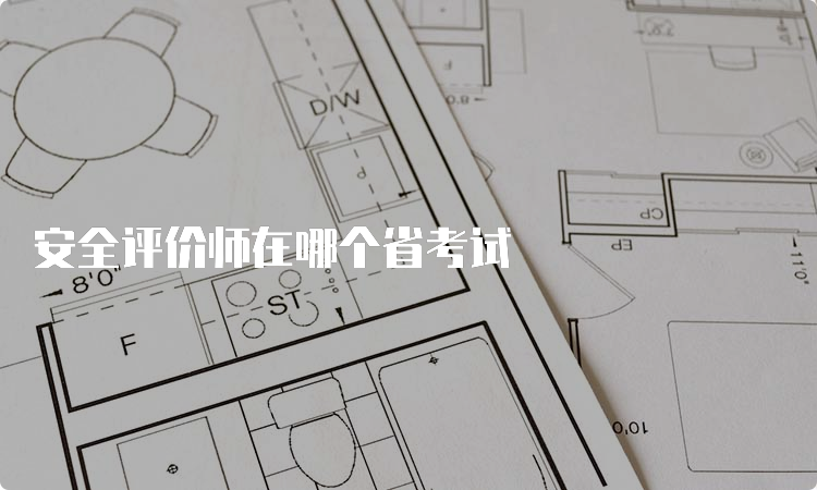 安全评价师在哪个省考试