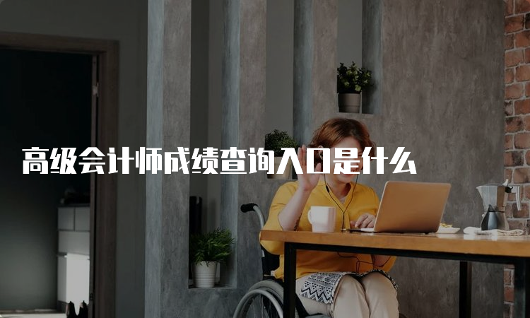 高级会计师成绩查询入口是什么