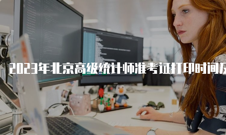 2023年北京高级统计师准考证打印时间及流程：10月24日至10月29日