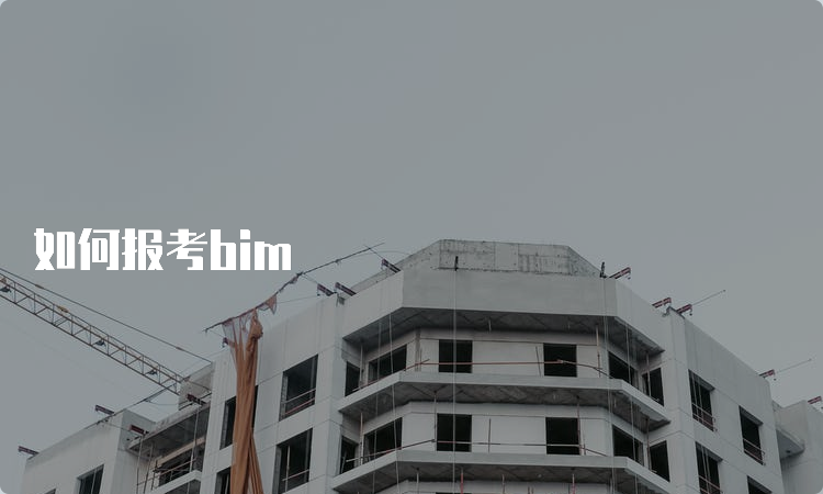 如何报考bim